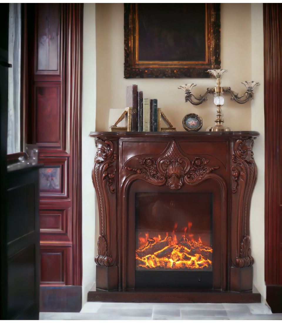 新年初売SALE✟アンティーク調ロココマントルピース✶ドール家具暖炉 