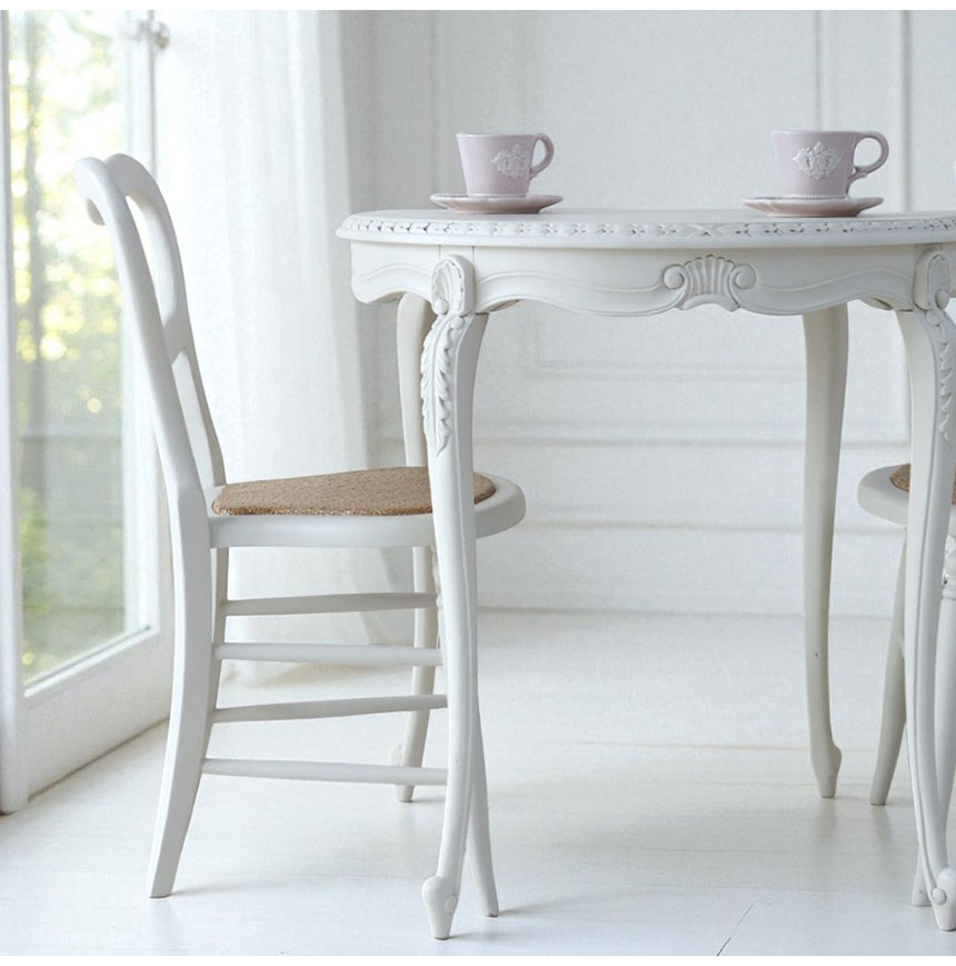 フレンチテイスト カントリーグレース ラウンドダイニング